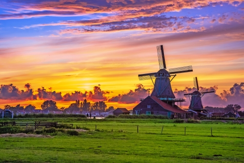 Zaanse Schans in den Niederlanden