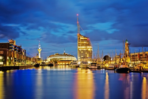 Abendstimmung an den Havenwelten ? Bremerhaven