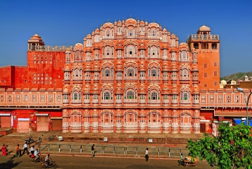 Palast der Winde, Hawa Mahal, Jaipur, Indien