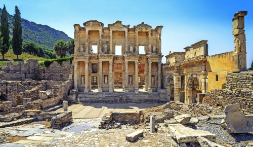 Celsus-Bibliothek in Ephesus, Türkei