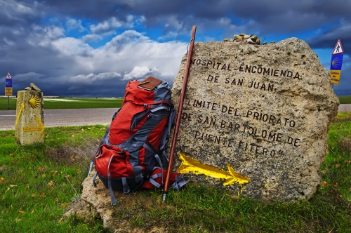 Rucksack Jakobsweg, Camino de Santiago