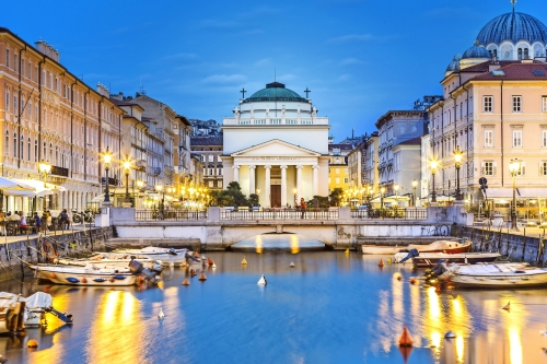 Canal Grande in Triest