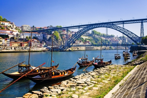 Brücke Dom Luis I in Porto