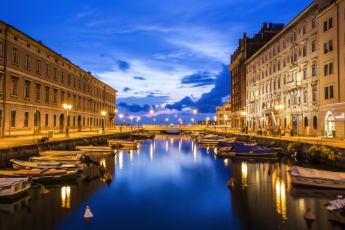 Canal Grande in Triest