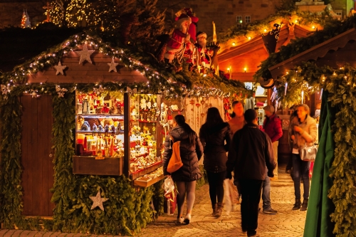 Weihnachtsmarkt in Stuttgart, Deutschland