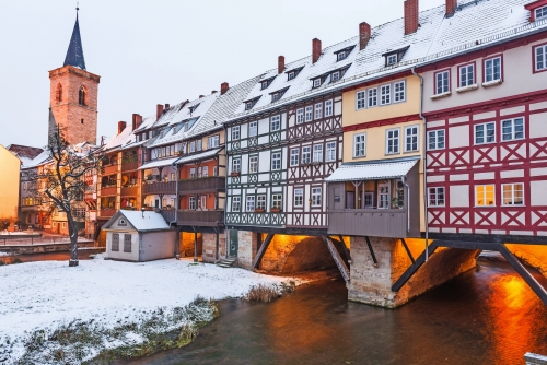 Erfurt in Winter