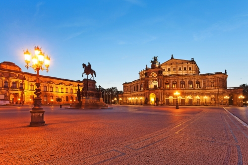 Semperoper in Dresden, Deutschland