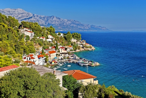 Adriatisches Meer - Makarska Riviera (kleine Stadt in der Nähe von Makarska), Dalmatien, Kroatien