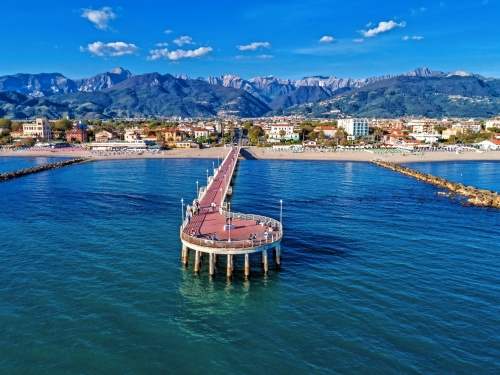 Massa an der Versilia in der Toskana, Italien