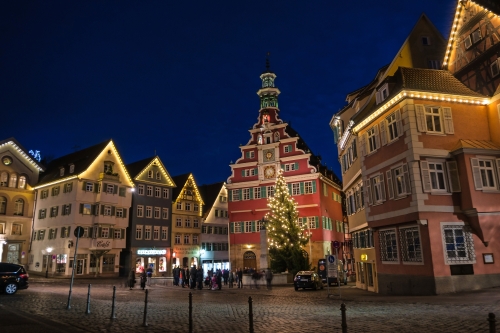 weihnachtliches Esslingen, Deutschland