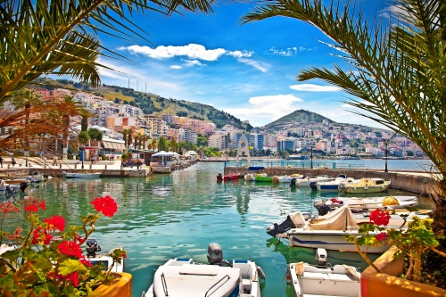Saranda am ionischen Meer, Albanien