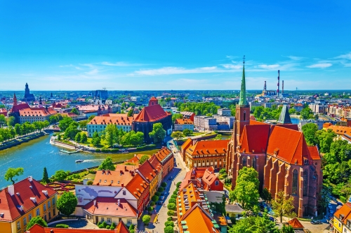 Panorama von Breslau