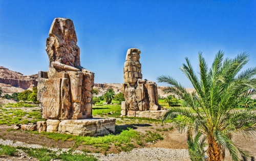 Kolosse von Memnon im Tal der Könige