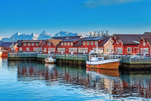 Svolvaer auf den Lofoten, Norwegen