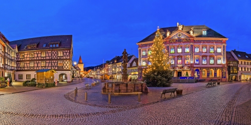Advent in Gengenbach im Schwarzwald, Deutschland