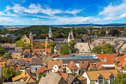 Panoramablick von Goslar, Deutschland